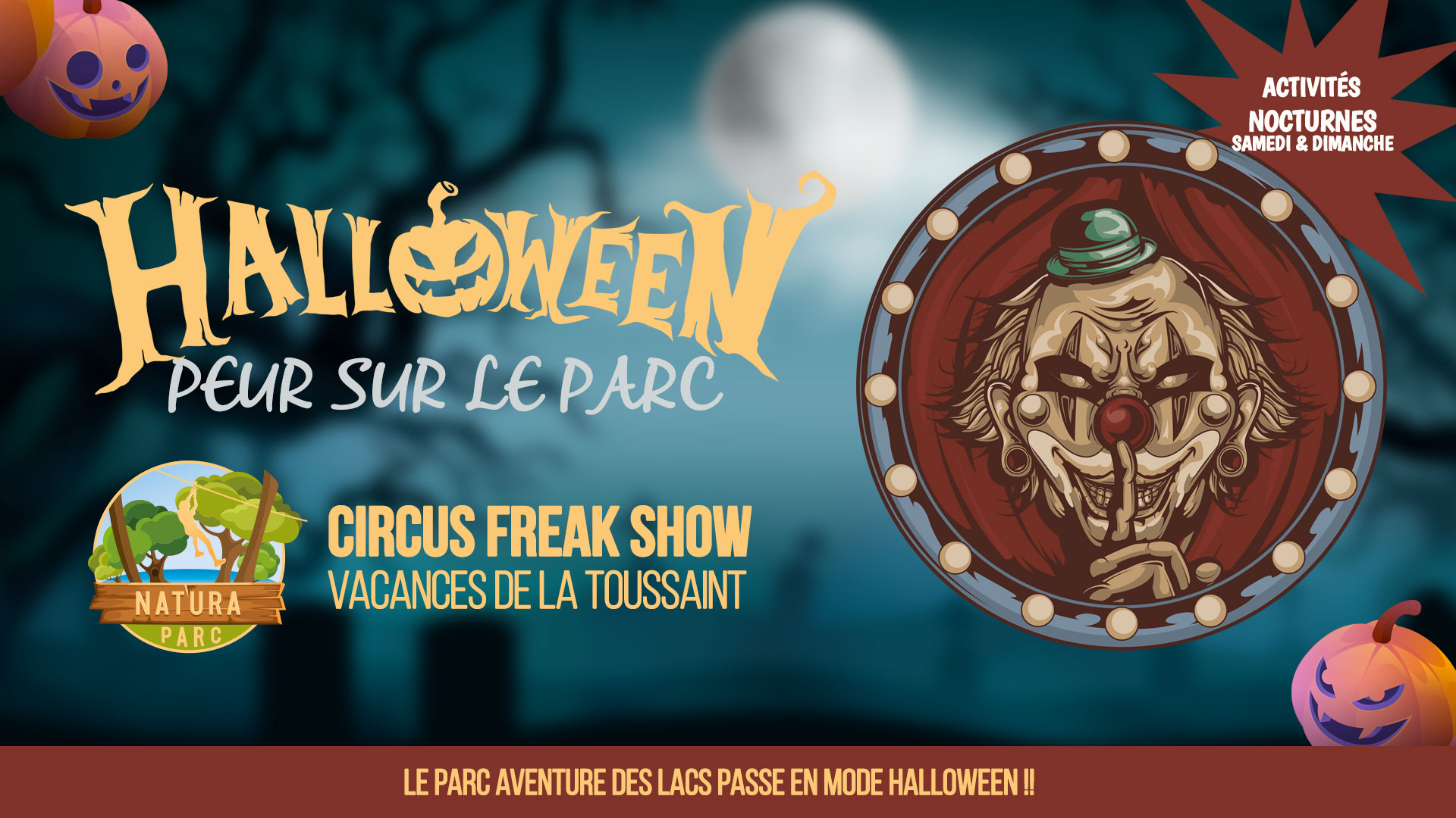 programme halloween natura parc