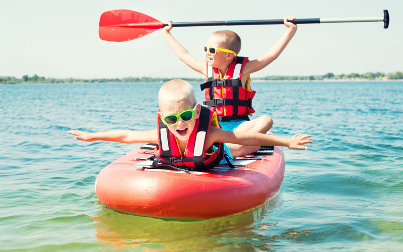 Wat te doen aan de Lacs de l'Eau d'Heure met kleine kinderen?