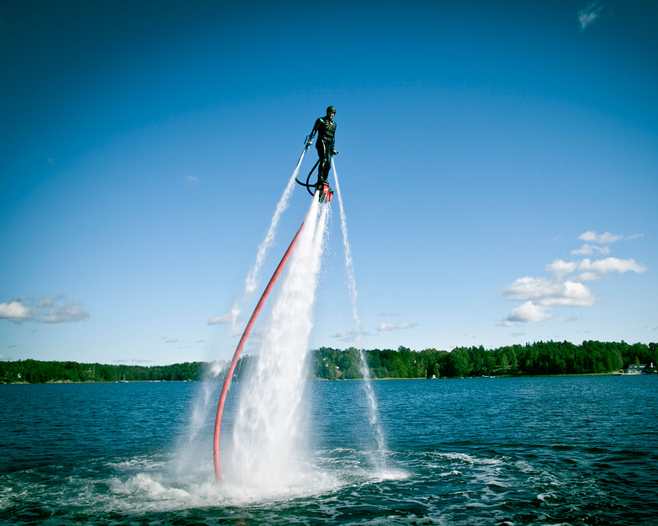 activiteiten aan de meren van l'eau d'heure - Flyboard