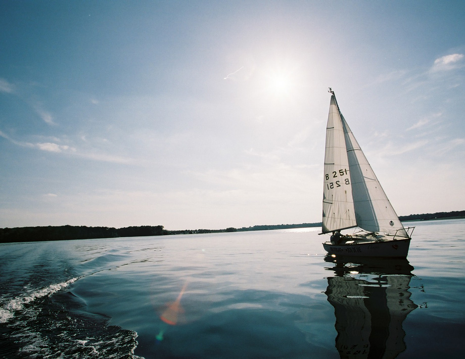 activiteiten aan de meren van l'eau d'heure - Voile