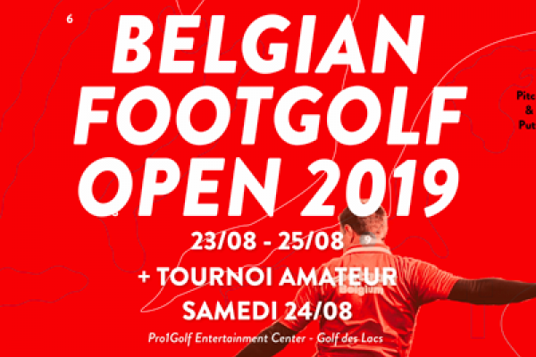 Evenement sportif insolite : Belgian FootGOLF Open 2019