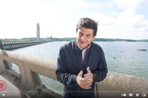 Waldorado en visite aux Lacs de l'Eau d'Heure